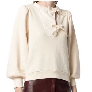 Ulla Johnson Alba beige sweatshirt size M worn a handful of times.